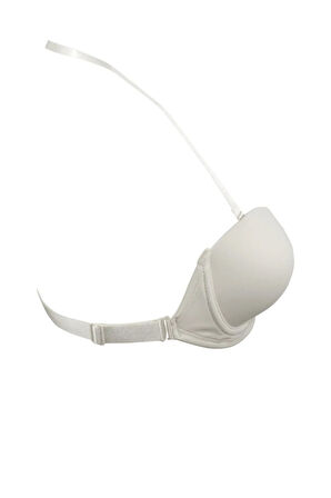 Kadın Boyundan Askılı Desteksiz Sütyen Ekru Lilian Yeni Sezon