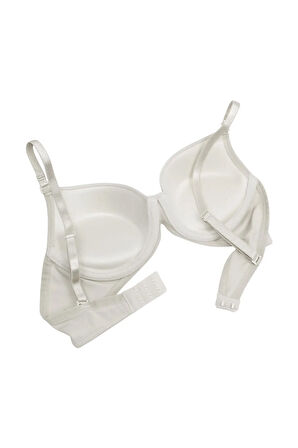 7080 Desire Kadın Mikro Kaplı Destekli Kulaklı Sütyen Ekru