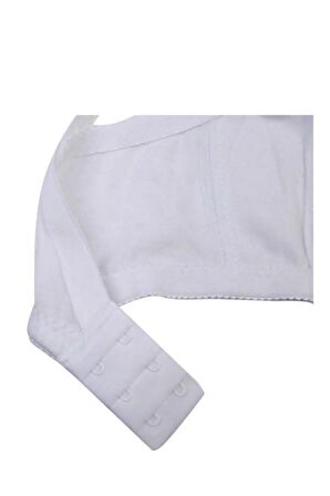 Kadın Beyaz Penye Toparlayıcı Sütyen 351