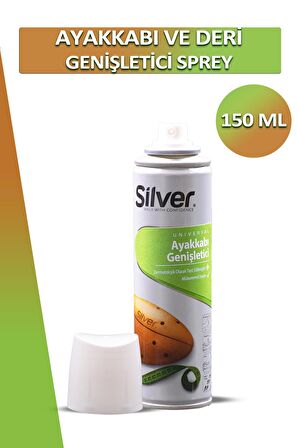 Bağcık + Silver Deri ve Ayakkabı Genişletici 150 ML Set