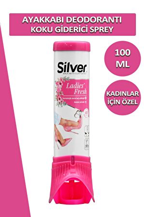 Kadın Ayakkabı Deodorantı Koku Giderici Önleyici 100 ML Ladies Fresh