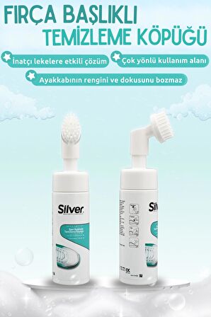 Fırçalı Spor Ayakkabı Bakım Temizleme Köpüğü Güçlendirilmiş Formül 150 ML