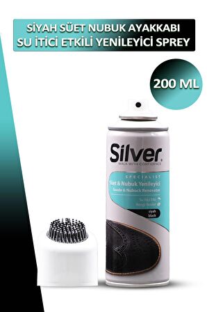 Bağcık + Silver Süet ve Nubuk Ayakkabı Yenileyici Sprey 200 ML Set