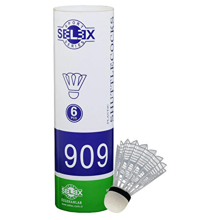 SELEX 909 BADMİNTON TOPU 6'LI