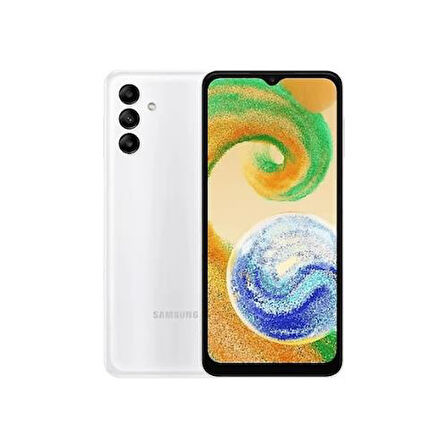 Yenilenmiş SAMSUNG GALAXY A04S 128GB -B Kalite- Beyaz