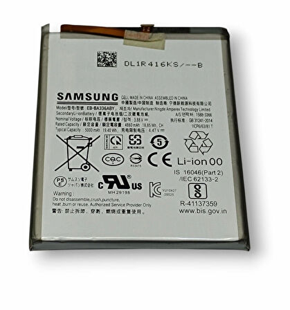 Samsung A33 Batarya Galaxy SM-A336 Batarya EB-BA336ABY Uyumlu Samsung Galaxy Batarya