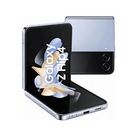 Yenilenmiş SAMSUNG GALAXY Z FLİP 4 128GB -A Kalite- Mavi