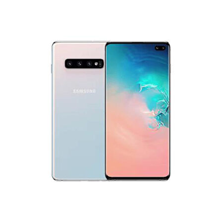 Yenilenmiş SAMSUNG GALAXY S10 PLUS 128GB -C Kalite- Beyaz