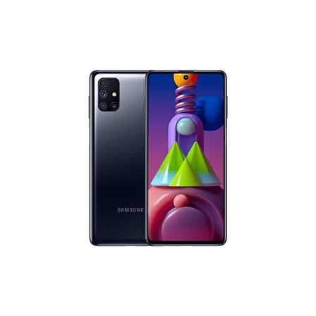 Yenilenmiş SAMSUNG GALAXY M51 128GB -A Kalite- Siyah