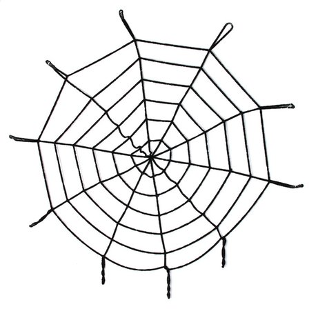 Evimdeyokyok Halloween Parti Dekorasyonu Siyah 1.5 Metre