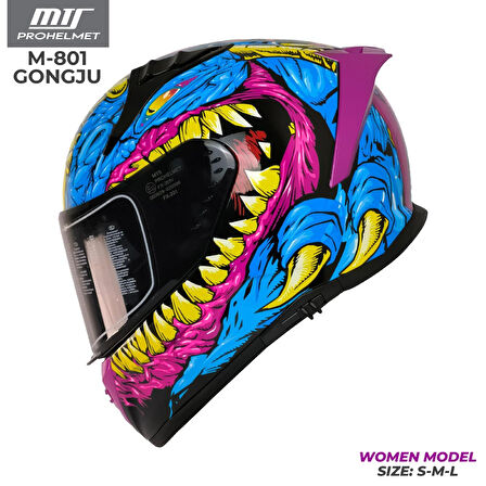 MTS 801 Gongju Full Face Motosiklet Kaskı