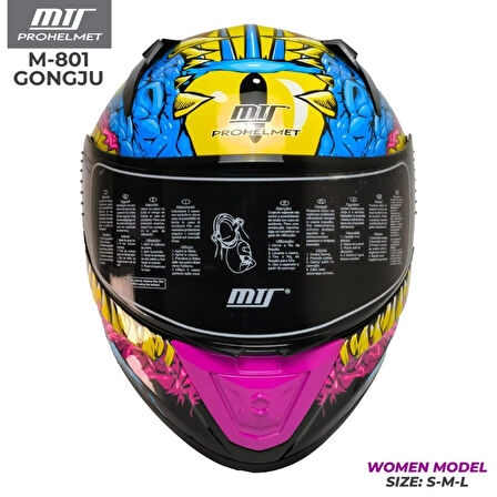 MTS 801 Gongju Full Face Motosiklet Kaskı