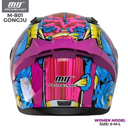 MTS 801 Gongju Full Face Motosiklet Kaskı