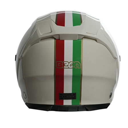 Beon B-203 Çenesiz Vizörlü Yazlık Kask FY01 İtaly