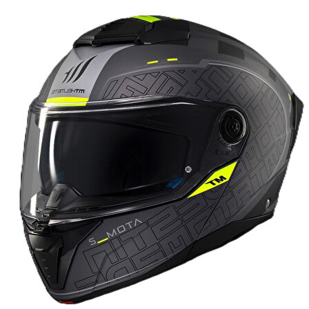 MT Atom 2 FU404SV Destiny C2 Matt Çene Açılır Motosiklet Kaskı