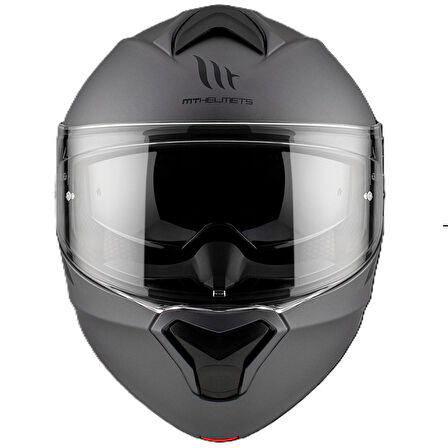 MT Genesis FU935SV Solid A2 Matt Titanium Çene Açılır Motosiklet Kaskı