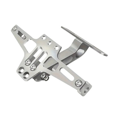 Gear5 CNC Katlanır Plakalık Gümüş