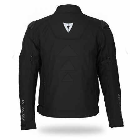 Venom Raptor Hörgüçlü 4 Mevsim Motosiklet Montu Siyah