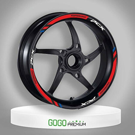 Gogo Jant Şeridi MPower Kırmızı 046 - Honda PCX