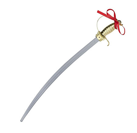 Altın Renk Kabzalı Zararsız Oyuncak Şövalye Kılıcı - 68 Cm (plastik)