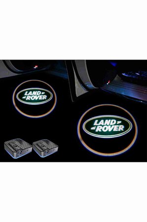 Land Rover Araçlar Için Pilli Yapıştırmalı Kapı Altı Led Logo