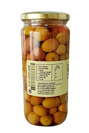 SADE ORGANİK YEŞİL ZEYTİN 300 GR.