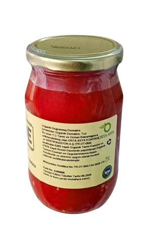 SADE ORGANİK DOĞRANMIŞ DOMATES 340 GR. 4 LÜ