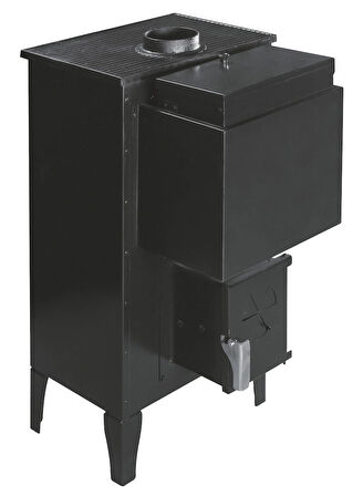 Geniş Camlı Odun Ve Pelet Şömine Sobası - 8 Kw, Fırınlı Odunlu Soba, Pelet Soba