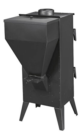 Geniş Camlı Pelet Şömine Sobası - 6 kW, Fırınlı, Ayarlanabilir Isı Teknolojisi SM30