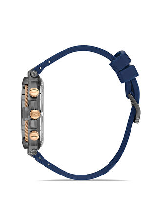 Momentus Lacivert Silikon Kordon Erkek Kol Saati SM371T-11MR