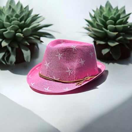 Kadın Desenli Yazlık Fötr