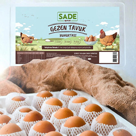Gezen Tavuk 30'lu Yumurta (Köpük Viyollü )