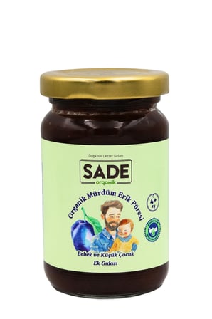 SADE ORGANİK MÜRDÜM ERİK PÜRESİ 100 GR.