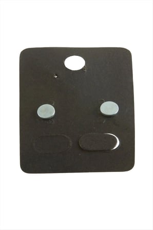 Tek Taş Mıknatıslı Zirkon Küpe 8 mm