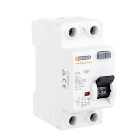 1 Adet Günsan 2X40a 300Ma Kaçak Akım Rolesi KA3 2-40/300Ma