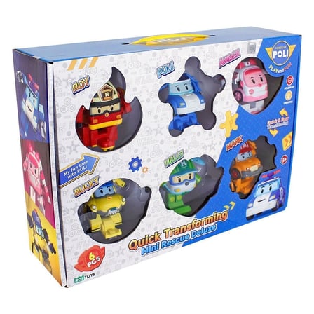POLI ZR-915 Eco Lounge Quick Transforming Mini Rescue Deluxe Set
