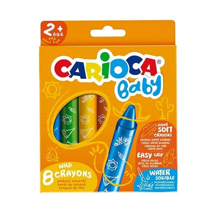 Jumbo Bebek Yumuşak Pastel Boya 8'li