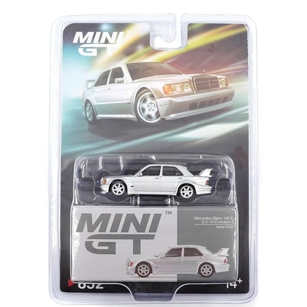 1/64 Mercedes-Benz 190E 2.5-16 lution II Astral Silver - Blister Paket MGT00852-BL