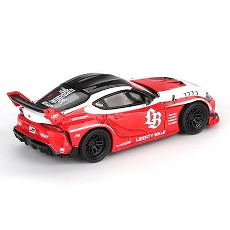 1/64 LB-WORKS Toyota GR Supra Red/White - Blister Paket MGT01103-BL