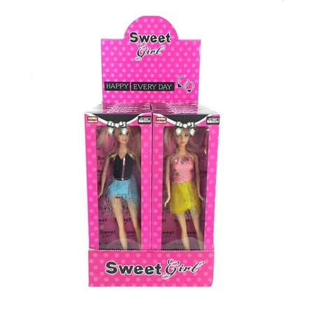12'li Standda Sweet Girl Bebek