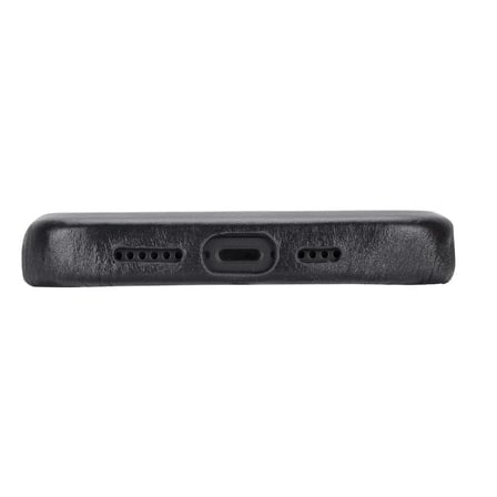 Apple iPhone 15 Plus Uyumlu Deri Arka Kapak ROCK RST1