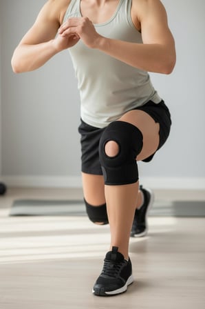 Çapraz Bağlı Patella Destekli Diz Korsesi Menisküs ve Sporcu Kullanımı İçin