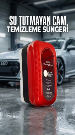 Su Tutmayan Araç Camı Temizleme Süngeri, Pratik Kullanım