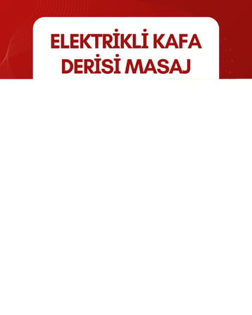 Su Geçirmez Elektrikli Kafa Masaj Cihazı IPX7