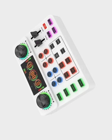 Çok Efektli Canlı Yayın Ses Mikseri USB ve Kablosuz Uyumlu