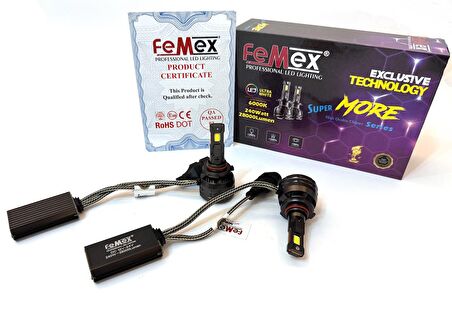 FEMEX Super More Csp SUPERIOR ETI Chipset HB 9005 Radyatör Soğutmalı ExtRa PerFormans Led Xenon