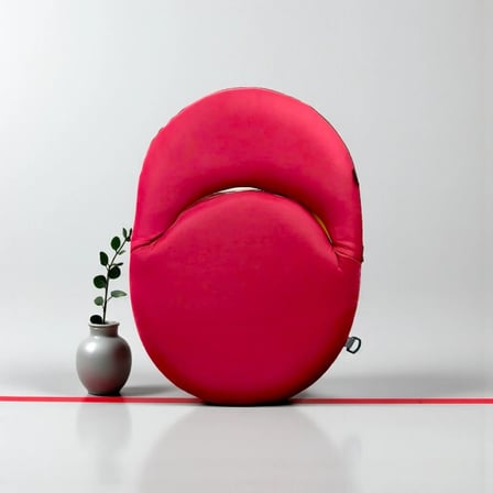 Smarto Relax Katlanabilir Minder— Taşınabilir, Dayanıklı, Dış Mekân Kullanım, Bordo