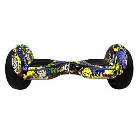 Smart Balance Elektrikli Kaykay Hoverboard Bluetooth Çanta 10 Inch Scooter Şişme Teker D01 10" SMART Desen01