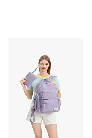 Sırt Çantası Okul Boyu Kalem Kutusu Hediyeli