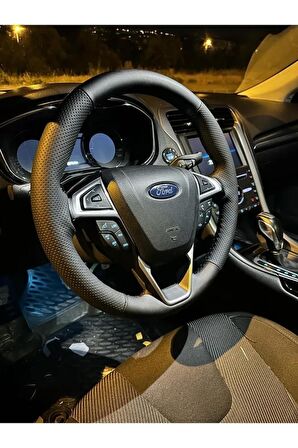FORD S-MAX 2013-2019 NOKTALI-BENTLEY ARACA ÖZEL DİREKSİYON KILIFI